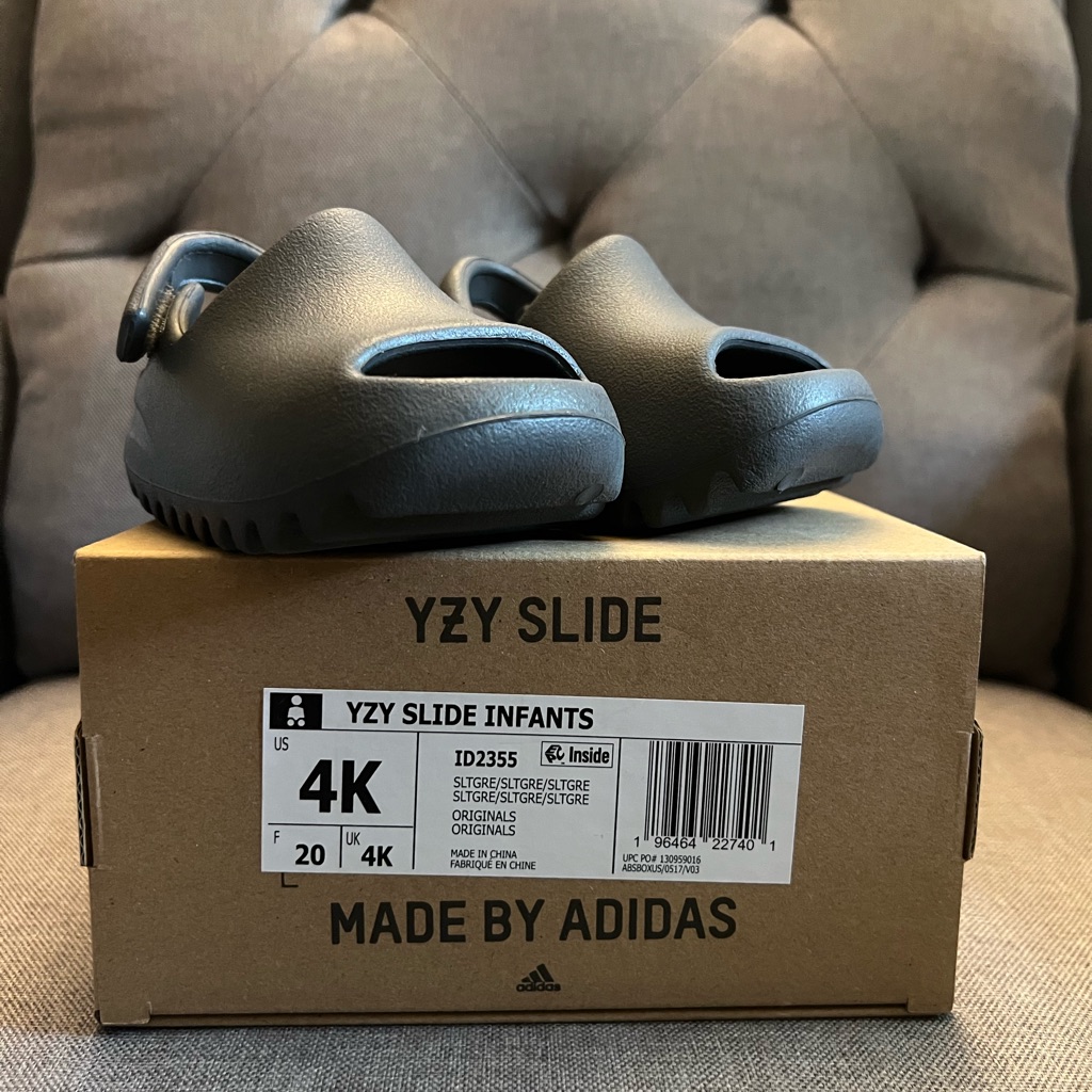 Adidas Kids Yzy Slide Black
